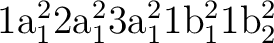 $\rm 1a_1^2 2a_1^2 3a_1^2 1b_1^2 1b_2^2$